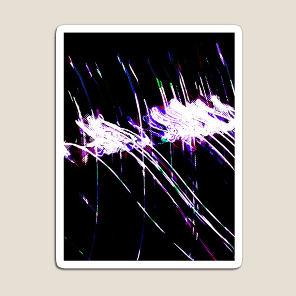 Neon Graffiti Magnet