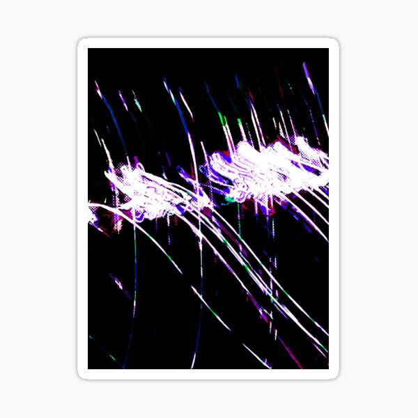 Neon Graffiti Sticker