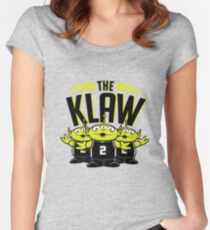 Die Klaw-Geschichte Tailliertes Rundhals-Shirt