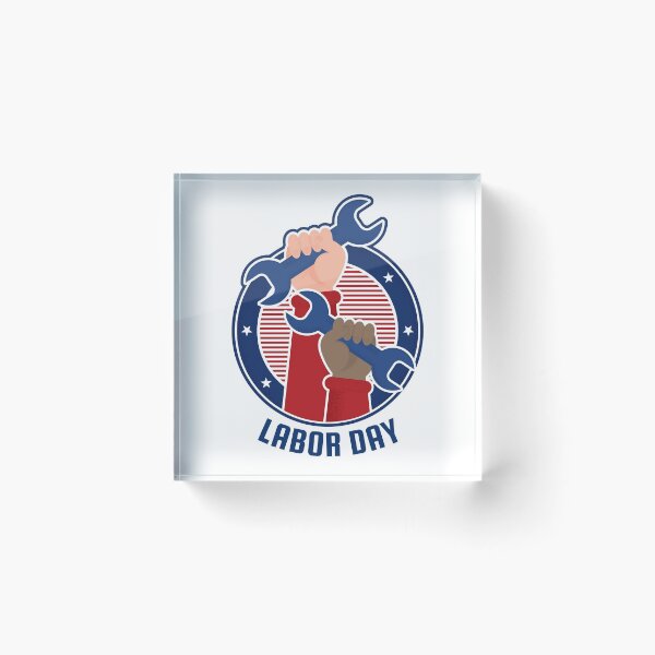Item preview, Happy Labor Day American Flag Colors Labor Union designed and sold by TamGustam.