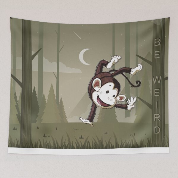 Item preview, Be weird monkey designed and sold by urban-color.