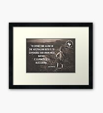 It's Powerfully Reassuring Horizontal Framed Print