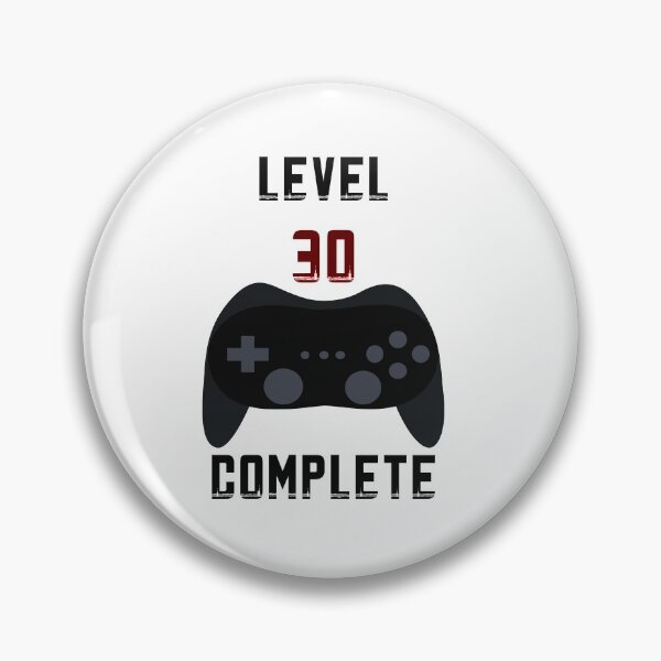 Item preview, Level 30 complete, birthday, birthday present, gift idea designed and sold by ThommyBLN.