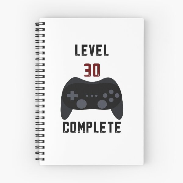 Item preview, Level 30 complete, birthday, birthday present, gift idea designed and sold by ThommyBLN.