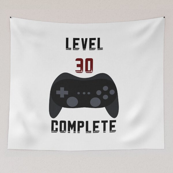 Item preview, Level 30 complete, birthday, birthday present, gift idea designed and sold by ThommyBLN.
