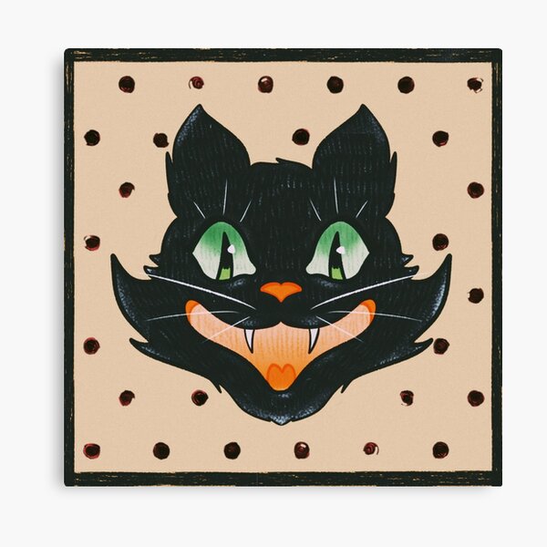 Item preview, Halloween Vintage Cat designed and sold by mismatchmatcha.