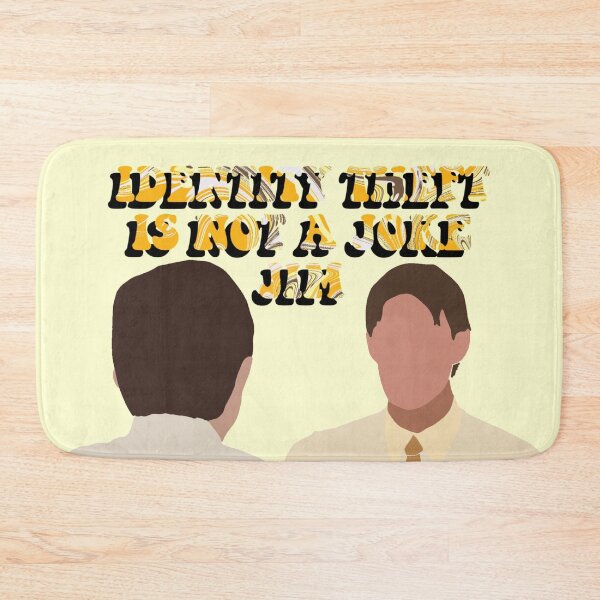 Item preview, The Office "Identity theft is not a joke" designed and sold by mariaadesigns.