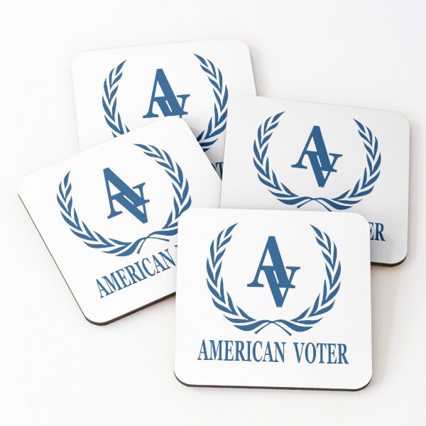 Item preview, Fun “AMERICAN VOTER LAUREL WREATH - BLUE!” Apparel & Accessories designed and sold by Joanenices.