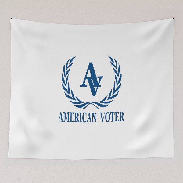 Item preview, Fun “AMERICAN VOTER LAUREL WREATH - BLUE!” Apparel & Accessories designed and sold by Joanenices.