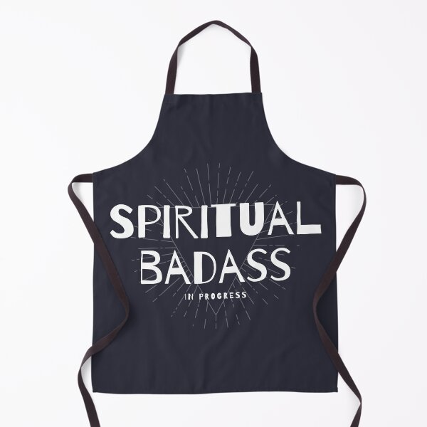 Item preview, Spiritual Badass In Progress Black and White designed and sold by Pink Mint.
