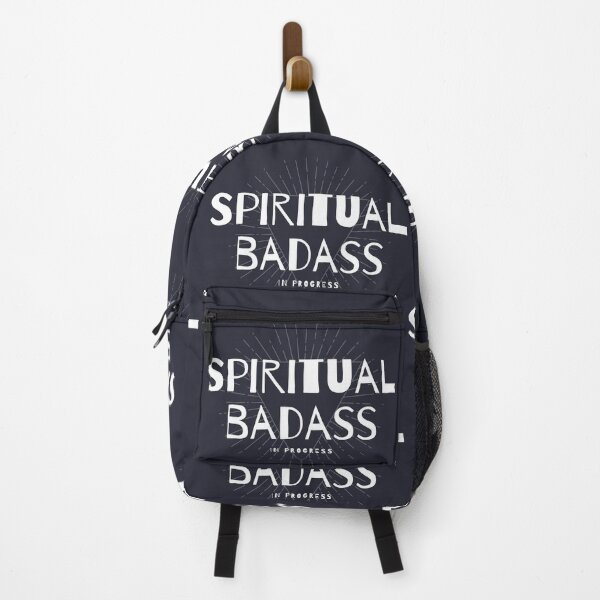 Item preview, Spiritual Badass In Progress Black and White designed and sold by Pink Mint.