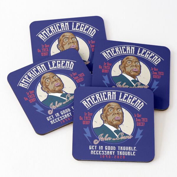 Item preview, John Lewis American Legend Good Trouble designed and sold by Alema Art.