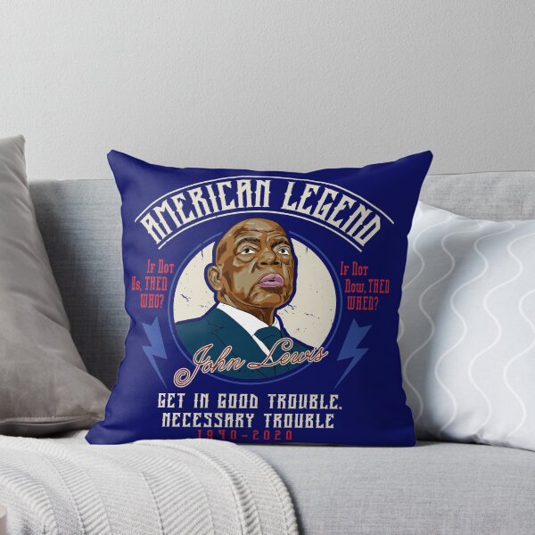 Item preview, John Lewis American Legend Good Trouble designed and sold by Alema Art.