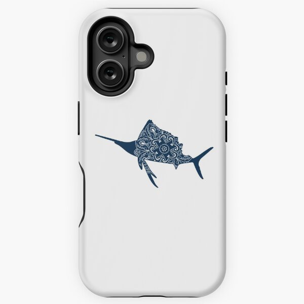 Vista previa del artículo con la obra «Mandala de pez vela», diseñado y vendido por DesignsofWhimsy.