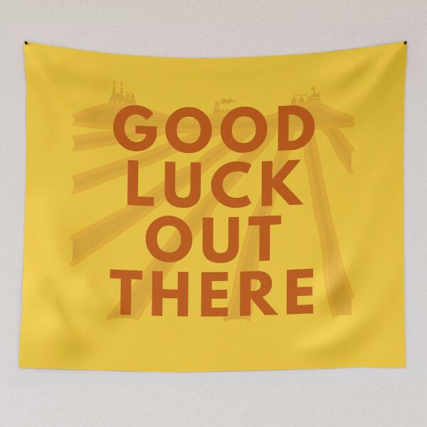 Item preview, Good Luck Out There // Fantastic Mr. Fox // Wes Anderson designed and sold by KylieBeth Designs.