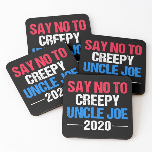 Item preview, Say No To Creepy Uncle Joe 2020 Vintage Design Funny Anti Joe Biden Retro designed and sold by naworas.