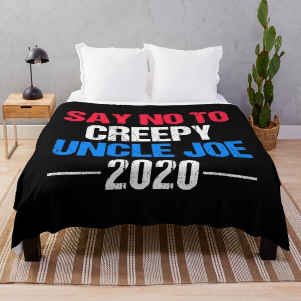 Item preview, Say No To Creepy Uncle Joe 2020 Vintage Design Funny Anti Joe Biden Retro designed and sold by naworas.