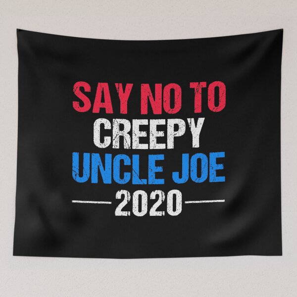 Item preview, Say No To Creepy Uncle Joe 2020 Vintage Design Funny Anti Joe Biden Retro designed and sold by naworas.