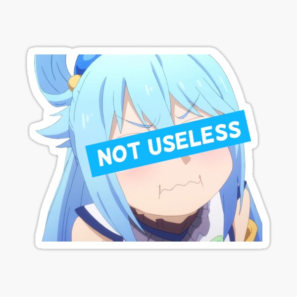 Konosuba -- Aqua Anime Decal Sticker – KyokoVinyl