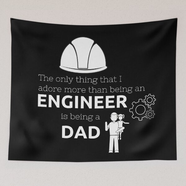 Item preview, Funny Mechanical Engineer Dad Saying designed and sold by OneTimeEngineer.