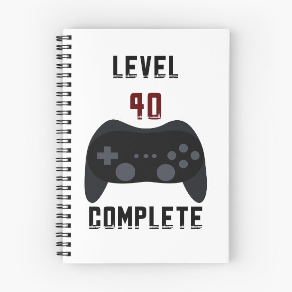 Item preview, Level 40 complete, birthday, birthday present, gift idea designed and sold by ThommyBLN.