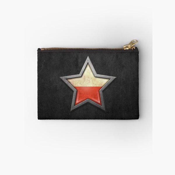 Item preview, Polish Flag Inside of an Aged and Scratched Star designed and sold by JeffBartels.