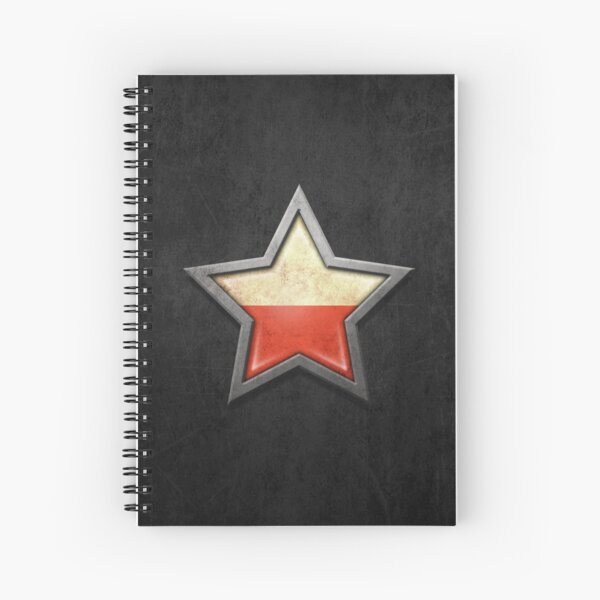 Item preview, Polish Flag Inside of an Aged and Scratched Star designed and sold by JeffBartels.