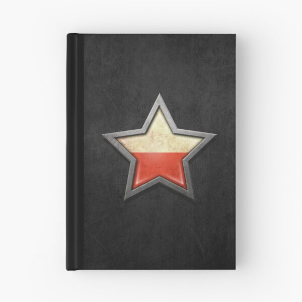 Item preview, Polish Flag Inside of an Aged and Scratched Star designed and sold by JeffBartels.