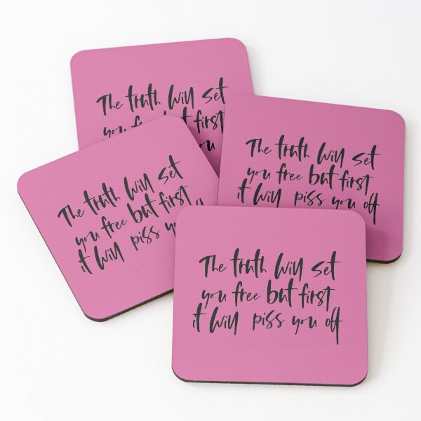 Item preview, The truth will set you free but first it will piss you off designed and sold by holbytv.