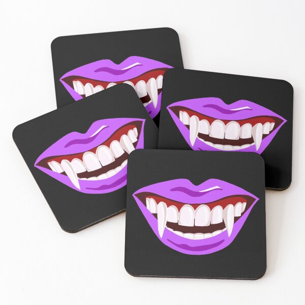 Item preview, Halloween Dracula vampire fags mouth purple lip designed and sold by PG Illustration.
