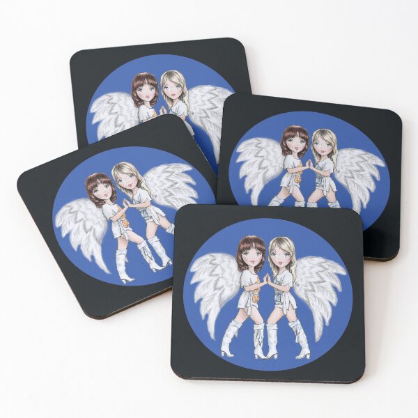 Item preview, Two cute cartoon angels designed and sold by Katerina Makarova.