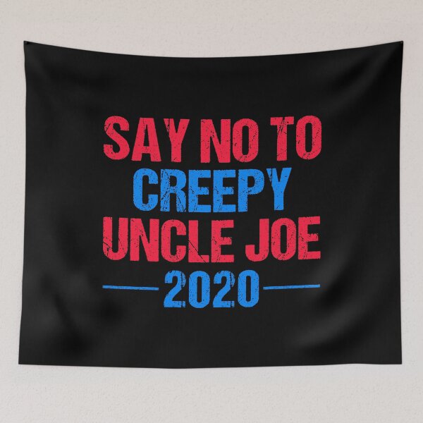 Item preview, Say No To Creepy Uncle Joe 2020 Vintage Design Funny Anti Joe Biden Retro designed and sold by naworas.