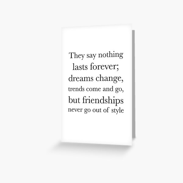 Sex and the City Quote Greeting Card