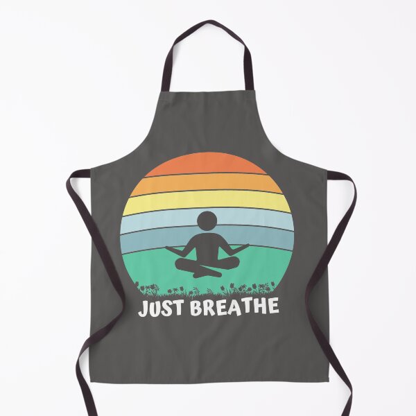 Item preview, Just breathe - mediation peaceful good vibes designed and sold by Joanna Durkin.