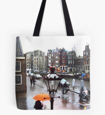 AMSTERDAM STREET BY ANNE FRANK'S HOUSE Tote Bag