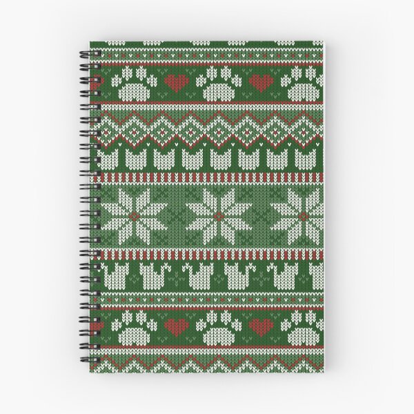 Item preview, Fair Isle Felines - St. Nick designed and sold by Robin Skarbek Studio.