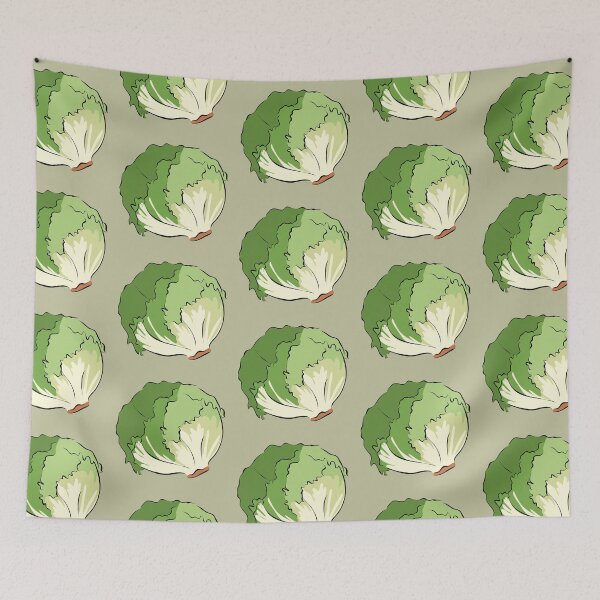 Item preview, Handdrawn green lettuce designed and sold by EngineerGoC.