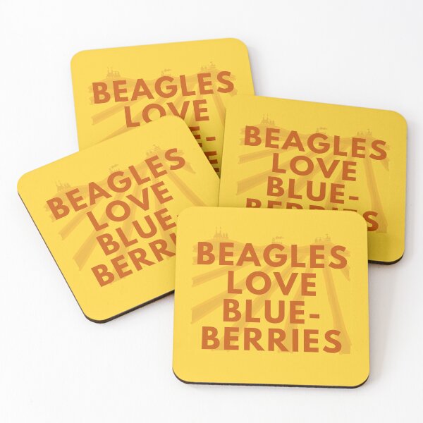 Item preview, Beagles Love Blueberries // Fantastic Mr. Fox // Wes Anderson designed and sold by KylieBeth Designs.