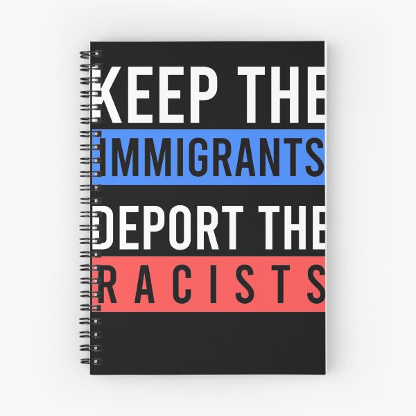 Item preview, Keep the immigrants deport racists designed and sold by Noahlaz.