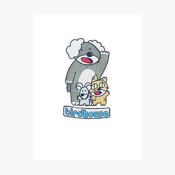 Item preview, Vintage Birdhouse Tony Hawk Bird House Hook Ups Skate Brand Cartoon Hookups Hook-Ups Cute Animals designed and sold by jackyboi.