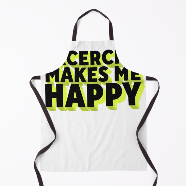 Item preview, Excercise Makes Me Happy Yellow 3d designed and sold by sharedipmemes.