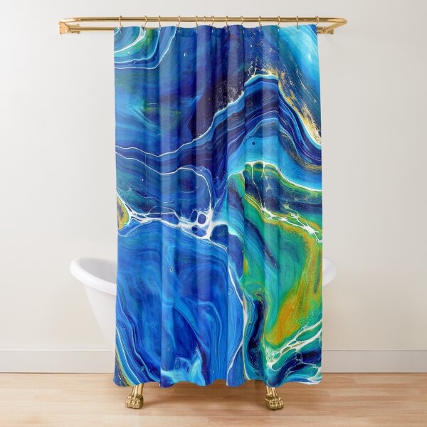 Lapis Lazuli Shower Curtain