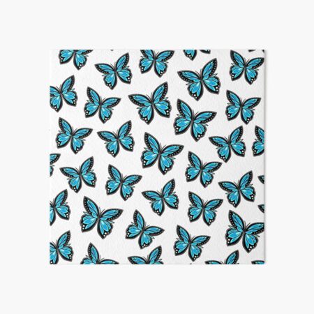 Flying Blue Butterflies Pattern