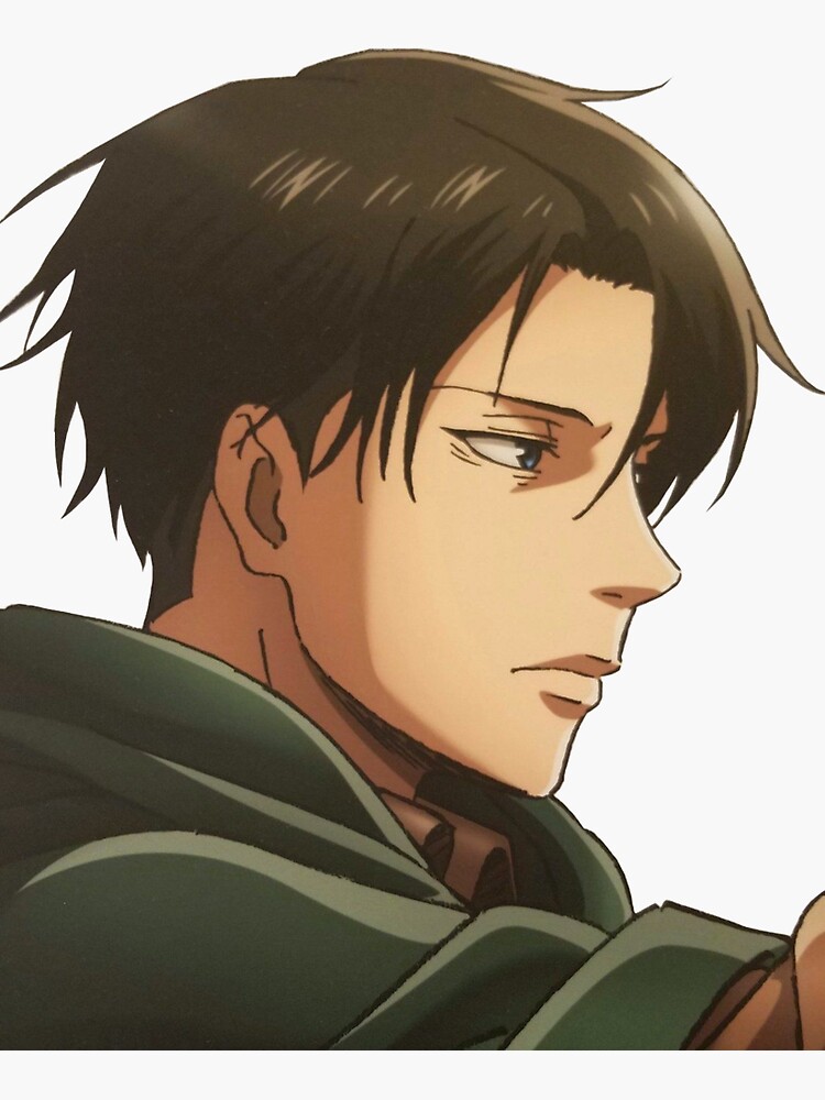 "Levi Ackerman (Rivaille)" Sticker by kawaiicrossing