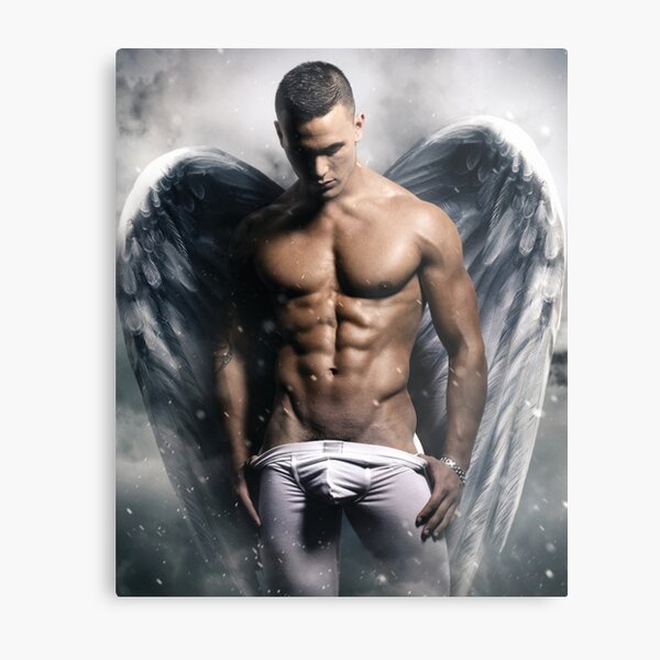 Athelticus II White Angel. Metal Print