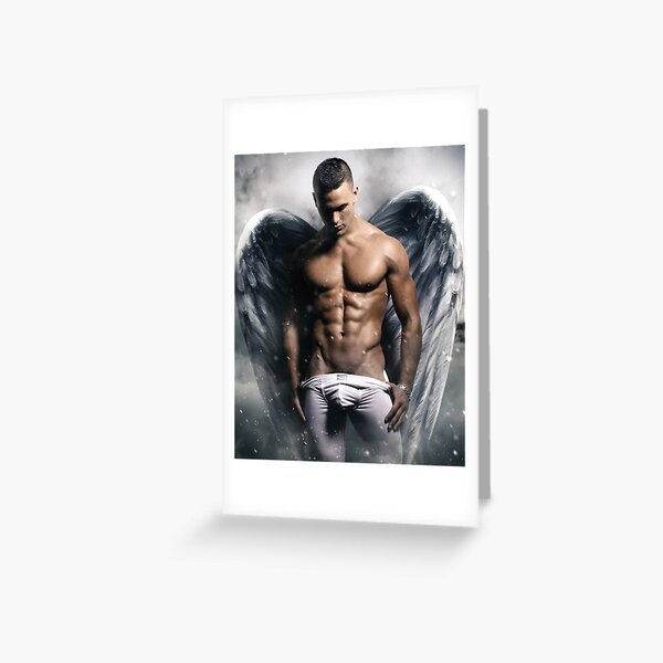 Athelticus II White Angel. Greeting Card