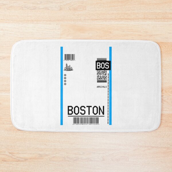 Item preview, BOSTON PLANE TICKET AIRPORT TAG designed and sold by Glossypop.