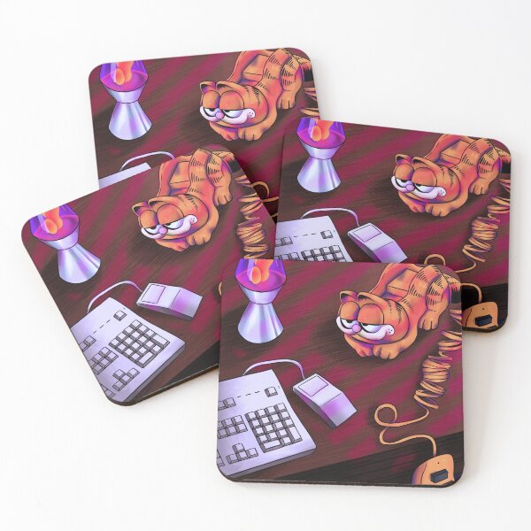 Item preview, Vaporwave Garfield Phone designed and sold by Kaela Peters.
