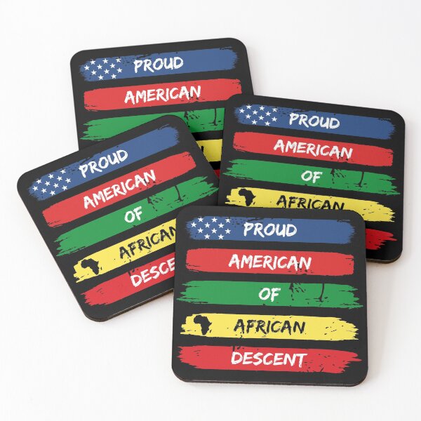 Item preview, Proud American of African Descent - Heritage Design designed and sold by Giacob.