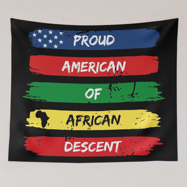 Item preview, Proud American of African Descent - Heritage Design designed and sold by Giacob.